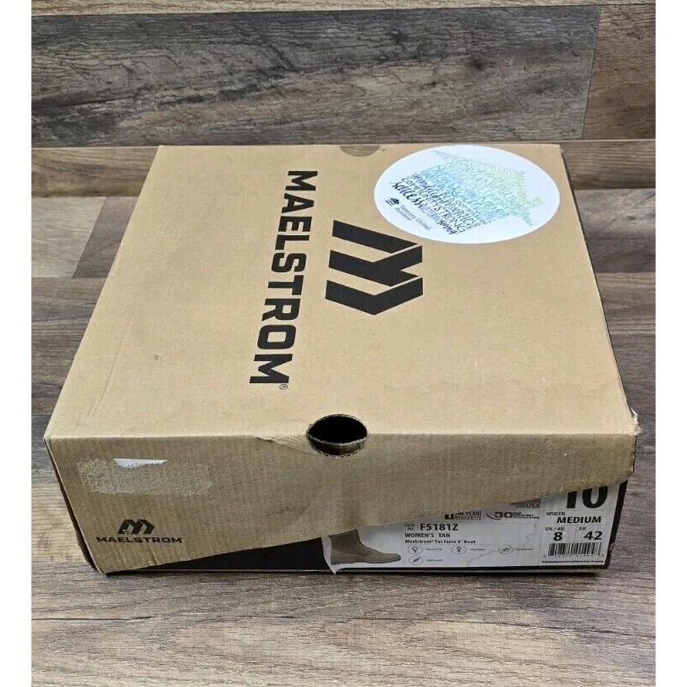 Maelstrom F5181Z Womens Tan Tac Force 8 Military Boots Sz 10 Med Width New w Box